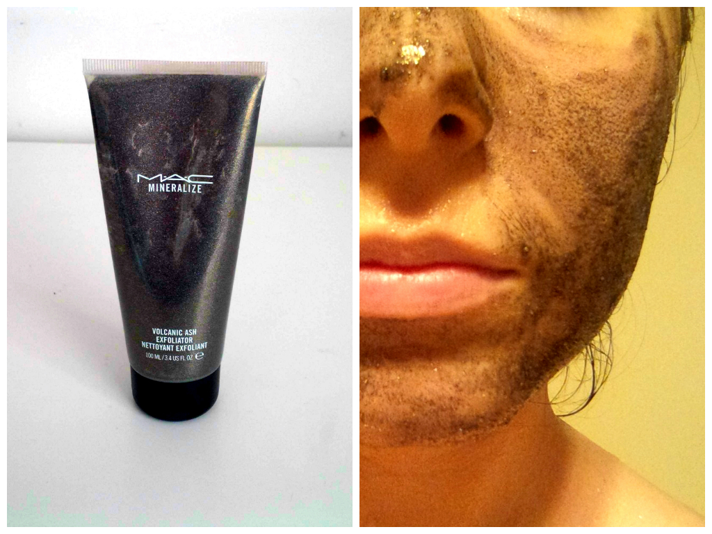 MAC Volcanic Ash Exfoliator Mini Review hannahrosebeautyxo